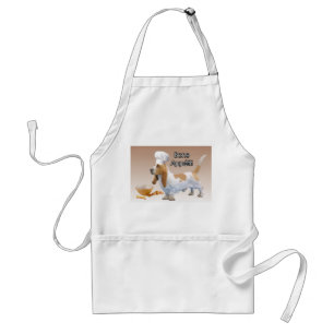 Le tablier du chef d'Appetit d'os de Basset Hound