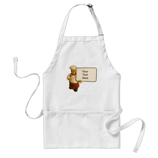 Le tablier du chef personnalisé (Devant)