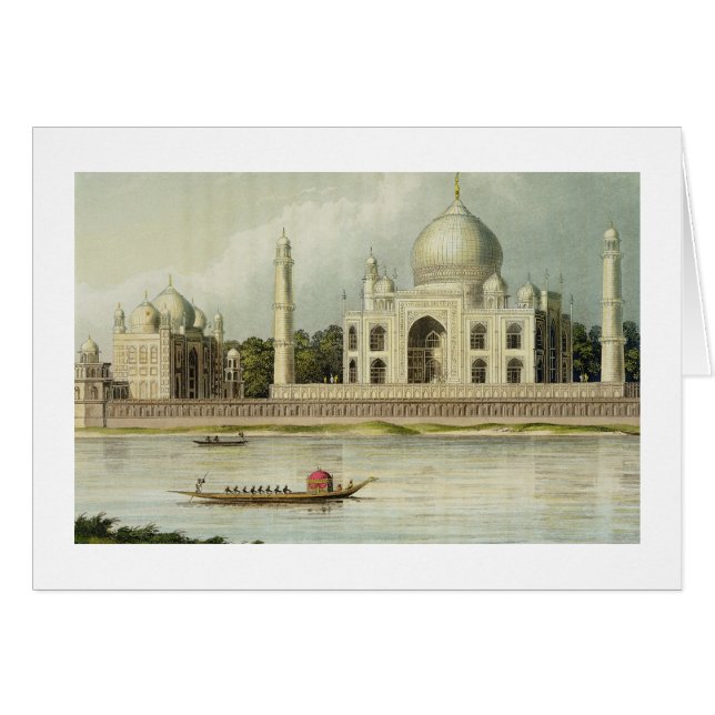 Le Taj Mahal, tombe de l'empereur Shah Jehan et (Devant horizontal)