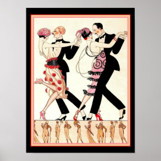 "Le Tango" Barbier Deco Print