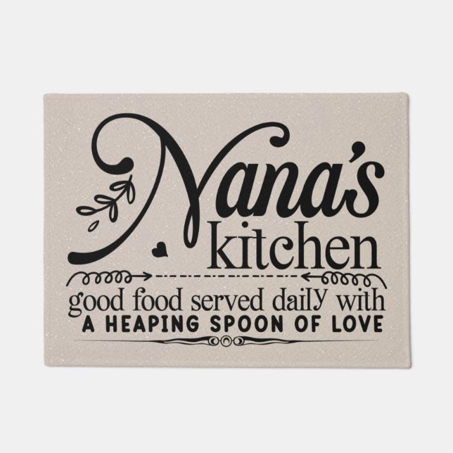 Le tapis de cuisine de Nana (Devant)