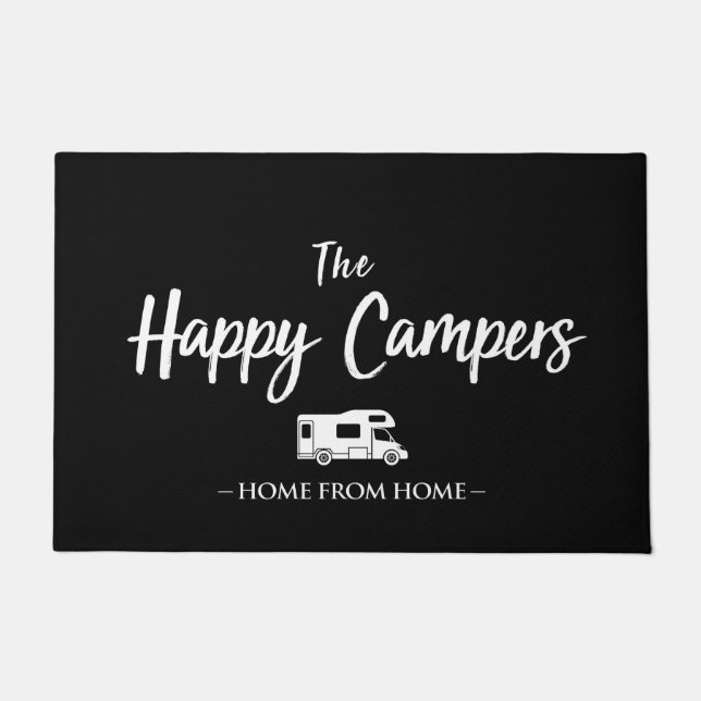 Le tapis de porte Happy Campers (Devant)
