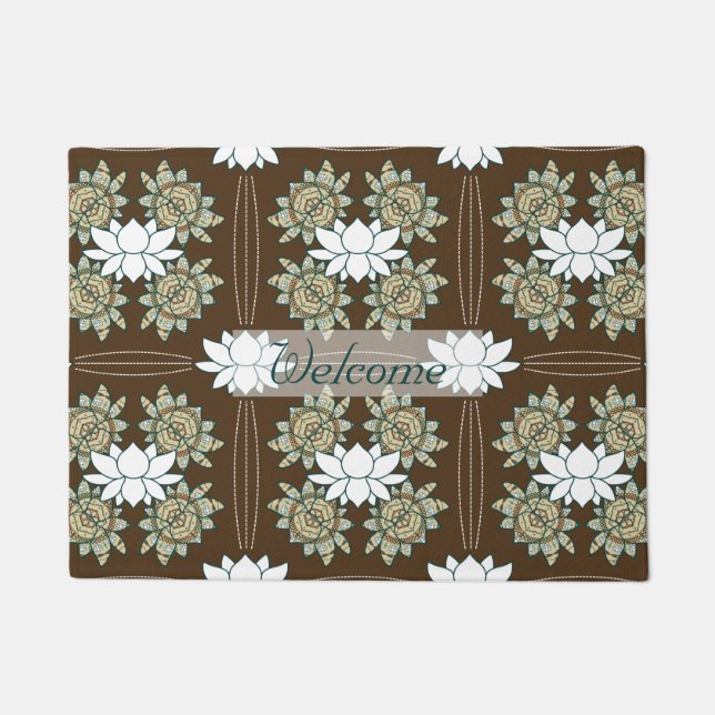 Le tapis de porte Lotus (Devant)