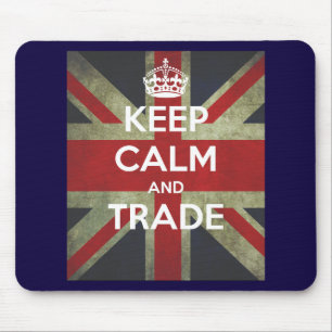 Le tapis de souris de commerçant de jour de forex