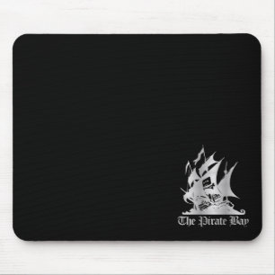 Le tapis de souris de logo d'argent de baie de