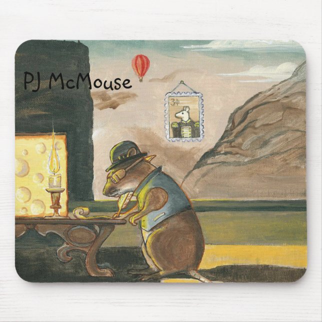 Le tapis de souris de PJ McMouse (Devant)
