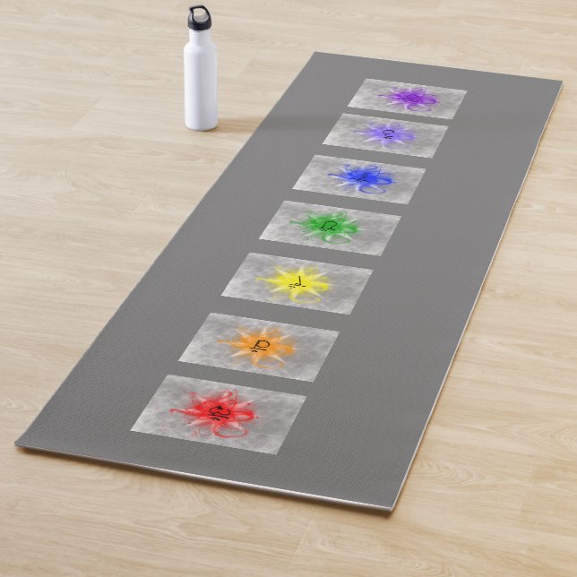 Le tapis d'entraînement des 7 chakras (En situation)