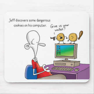 Le tapis impair de souris de biscuits de peloton