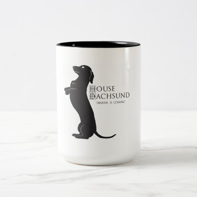 Le teckel "dîner de Chambre est prochaine" tasse (Centre)