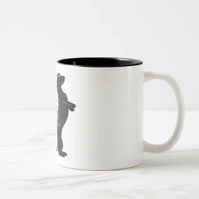 Le teckel "dîner de Chambre est prochaine" tasse (Droit)