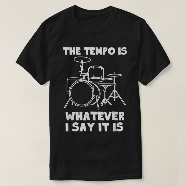 Le Tempo Est Ce Que Je Dis C'Est T-Shirt Funny Co (Design devant)