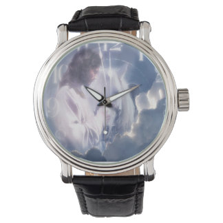 Le temps est à la main, montre chrétienne