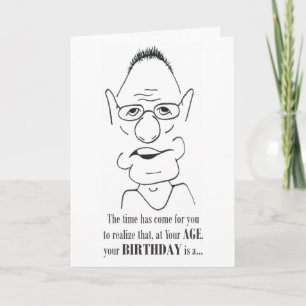 Le temps est venu - Carte d'anniversaire