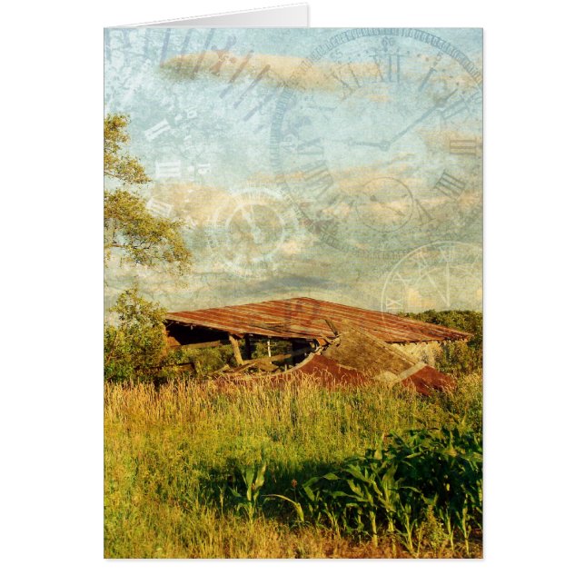 Le temps passe même quand la grange est tombée (Devant)