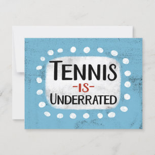 Le Tennis Est Une Carte De Voeux Sous-Évaluée