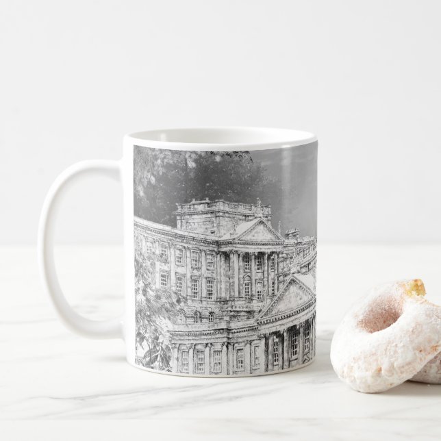 Le terrain de Pemberley - Mug de café (Avec donut)