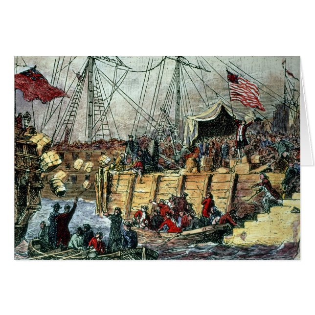 Le thé de Boston, le 16 décembre 1773 (Devant horizontal)