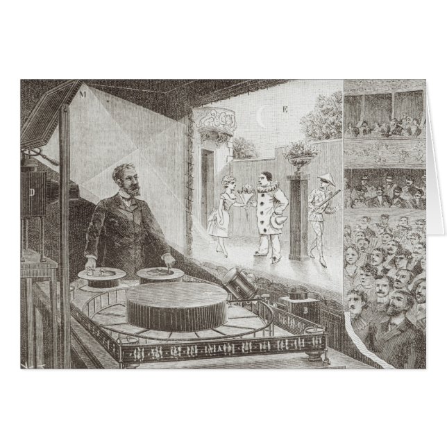 Le "théâtre Optique" et son inventeur (Devant horizontal)