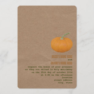 Le thème du marché des fermiers Mariage Invitation