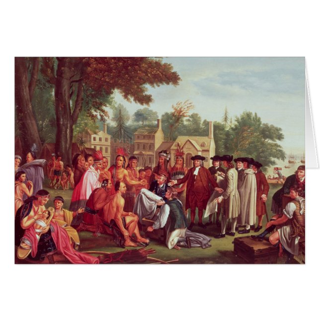 Le Traité de William Penn avec les Indiens en 1683 (Devant horizontal)