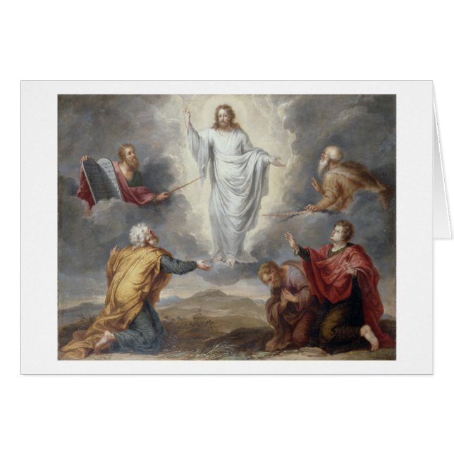 Le Transfiguration (huile sur le cuivre) (Devant horizontal)