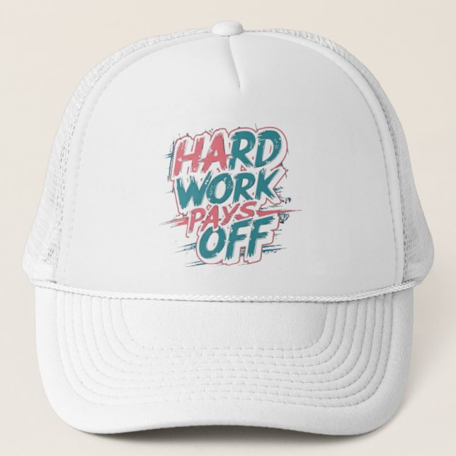 Le travail dur coûte cher - Casquette de baseball  (Devant)