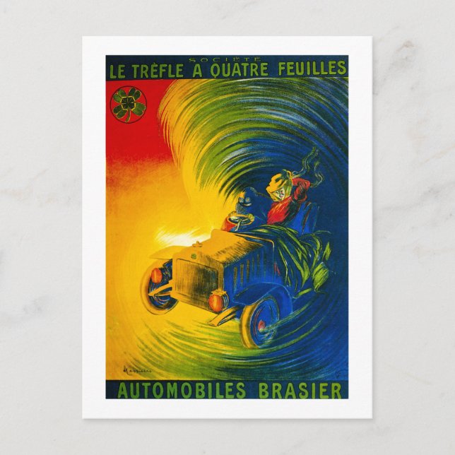 Le Trefle A Quatre Feuilles - Automobiles Brasier Postcard (Front)