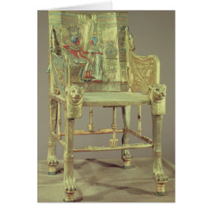 Le trône du nouveau royaume de Tutankhamun