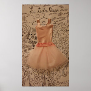 Le Tutu Rose (the pink tutu) Poster