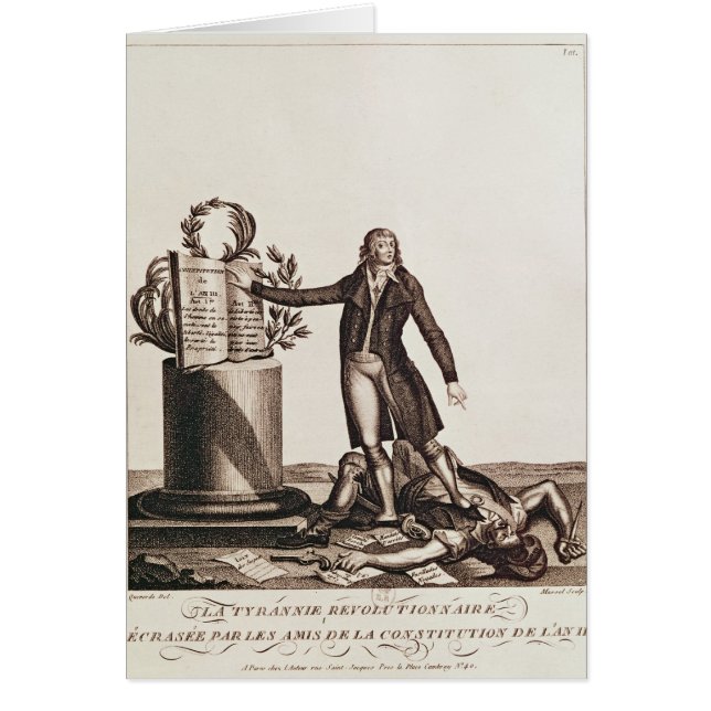 Le tyran de la révolution écrasée (Devant)