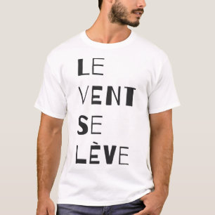 Le Vent Se Leve - T-shirt noir