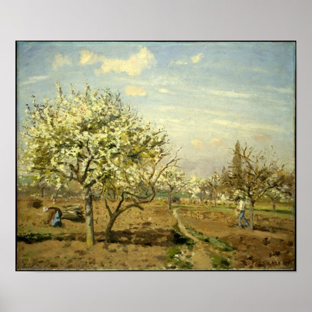"Le Verger" de Pissarro - Poster (Devant)