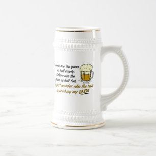 Le verre est à moitié plein ? Stein et tasses