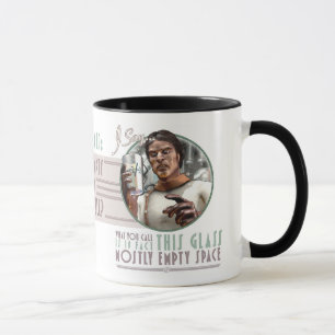 Le verre lui-même est en grande partie tasse vide