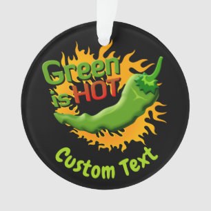 Le vert est l'ornement CHAUD