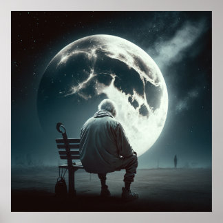 Le vieil homme qui se sent seul poster-5- poster