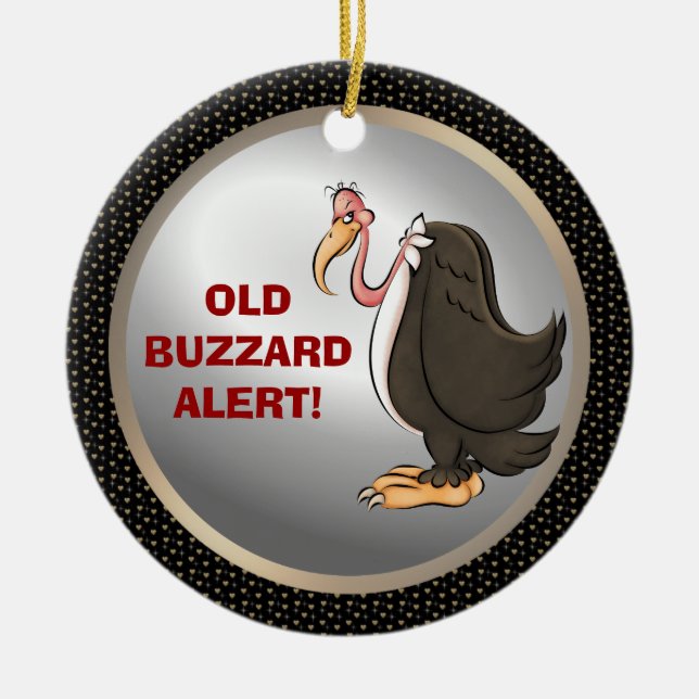 Le vieil ornement vigilant de Buzzard ajoutent (Devant)