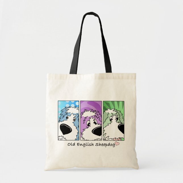 Le vieux chien de garde anglais face au Sac fourre (Devant)
