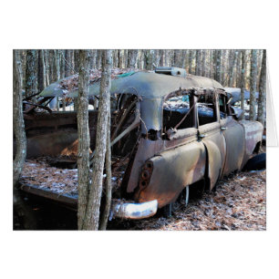 Le vieux cru a détruit la voiture