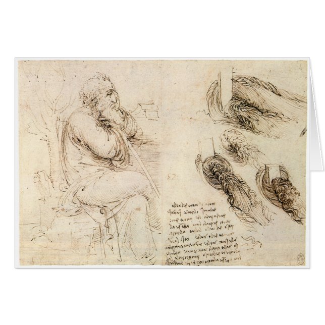 Le vieux et l'eau de Léonard de Vinci (Devant horizontal)