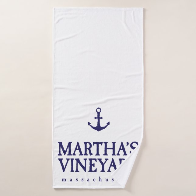 Le vignoble de Martha (Serviette de bain)