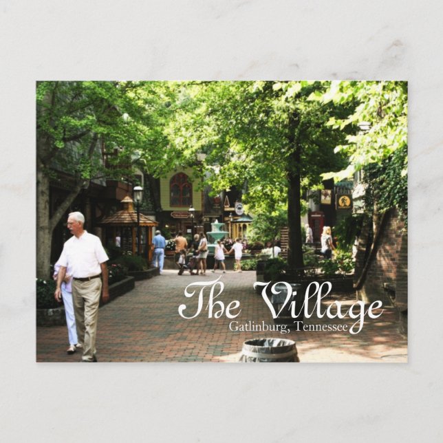 Le Village à Gatlinburg, Tennessee carte postale (Devant)