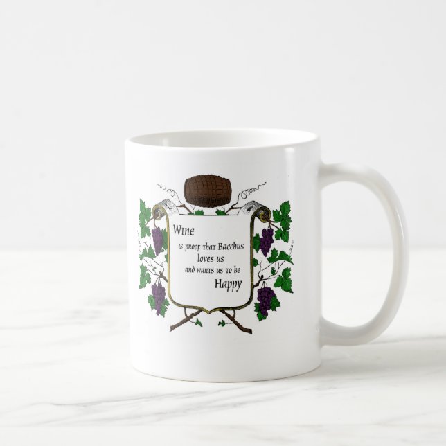 Le vin est Proof/I boirait plutôt la tasse de vin (Droite)