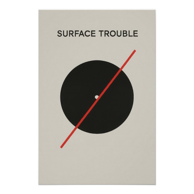 Le Vinyle Minimaliste - Poster (Devant)