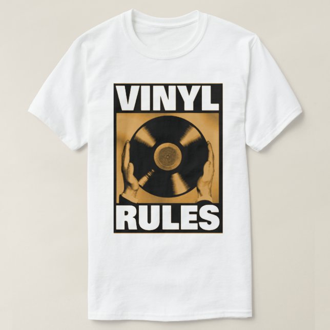 Le VINYLE ORDONNE le T-shirt (Design devant)