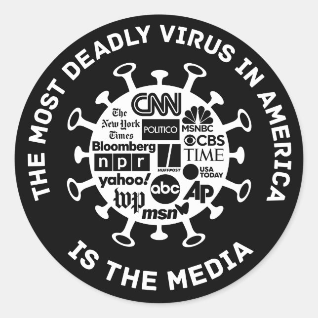 Le Virus le Plus Mortel en Amérique - Autocollants (Devant)