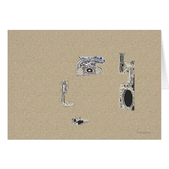 Le visage (Devant horizontal)