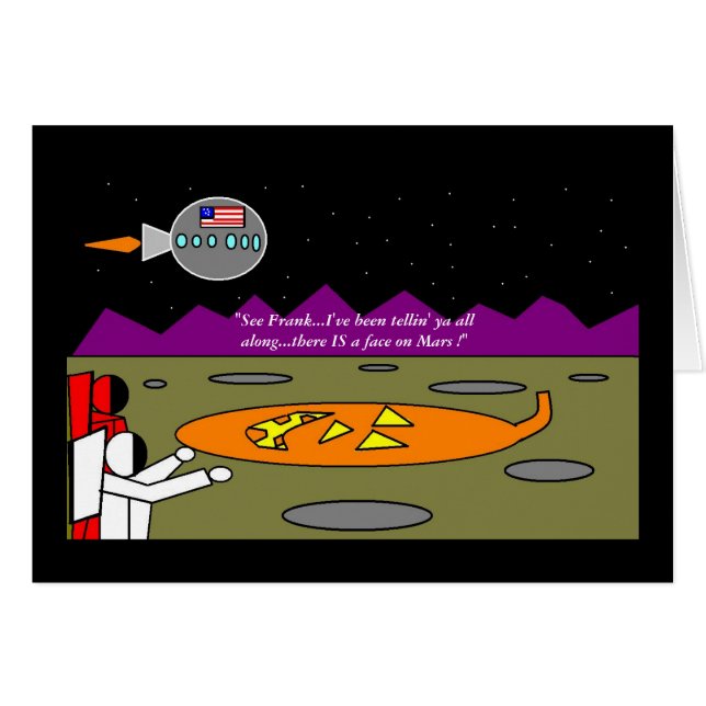 Le visage sur Mars (Devant horizontal)