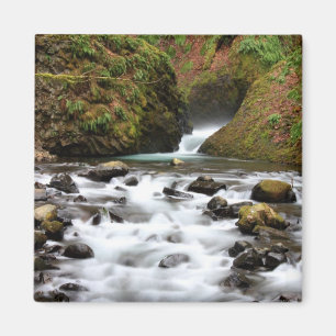 Le voile nuptiale tombe aimant de crique