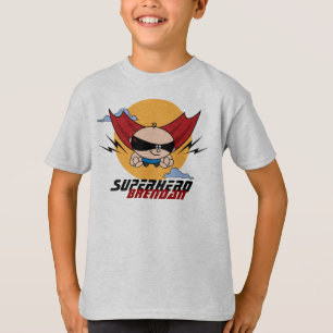 Le vol de super héros badine le T-shirt léger